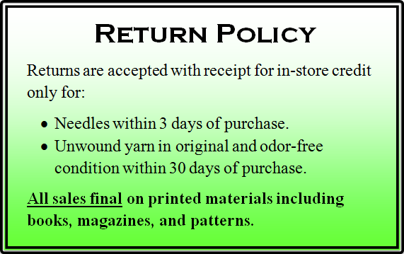 Store Policies – Starstruck Cat Yarn Studio